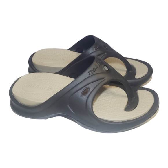 NothinZ Black Sandals Crocs Alternative Foam Sandals - Picture 1 of 6